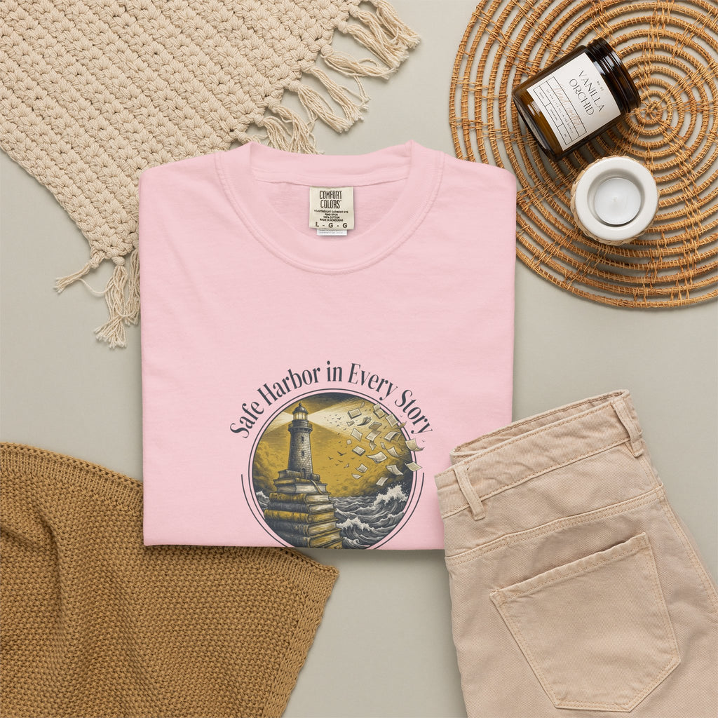 T-Shirt — 'Safe Harbor in Every Storm' Nautical Anchor Graphic