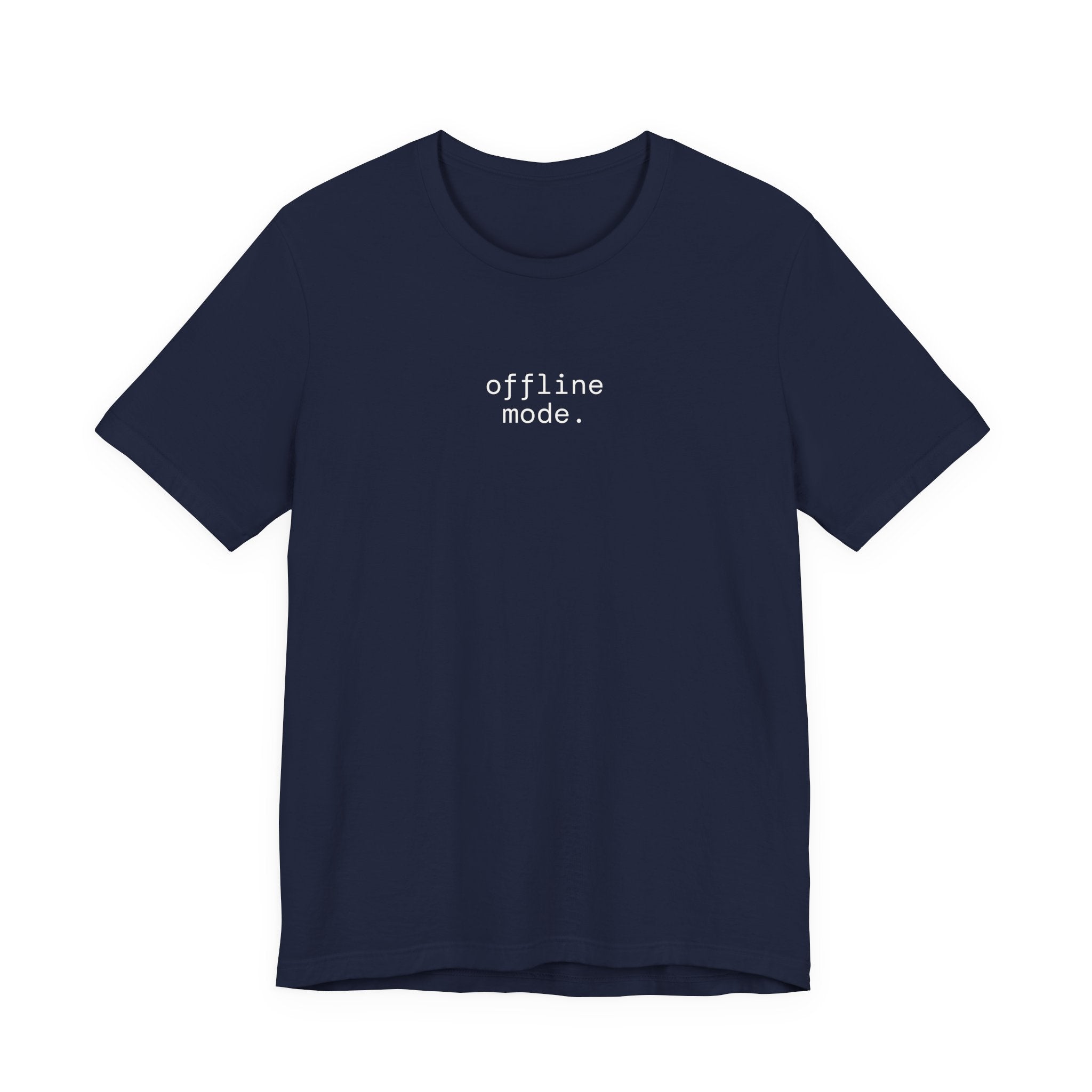 offline mode nature. t-shirt | back print | regular fit