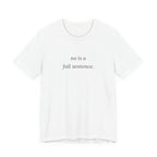 no is a full sentence. t-shirt | regular fit