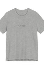 go outside. t-shirt | back print | regular fit