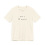 no is a full sentence. t-shirt | regular fit