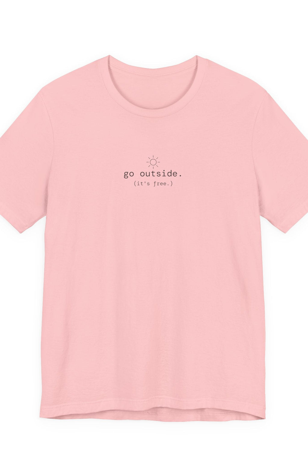 go outside. t-shirt | back print | regular fit