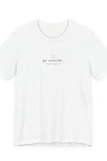 go outside with back print- Nature T‑Shirt — Mountain & Forest Graphic Tee