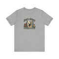 Stay or Stray? I Wandered Into Fiction T-Shirt | Vintage Book Travel Design