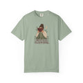 Mentally Elsewhere Booklover Illustration T-shirt | Reading Girl Graphic Tee