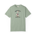 Goose Reading Illustration T-Shirt | "Work or Play? I Brought a Book"