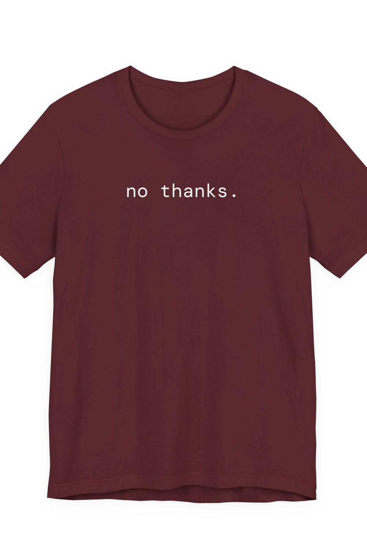 no thanks. ghost t-shirt | regular fit