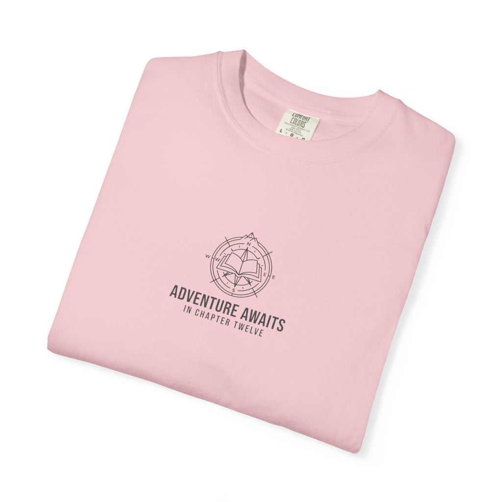 Adventure Awaits Compass T-Shirt — Minimal Travel Graphic Tee