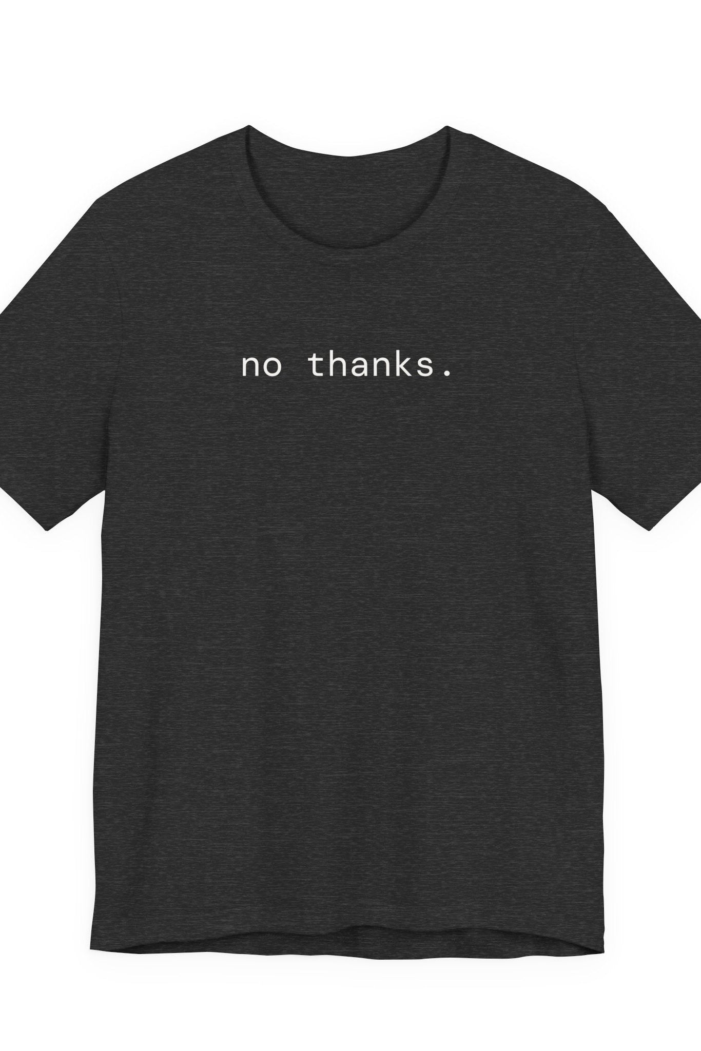 no thanks. ghost t-shirt | regular fit