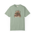 Vintage Book Stack with Flowers, Let's Get Lost T-Shirt