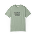 Reader Needs Tee — “Reader needs: 1. More books 2. Less people” Graphic T-Shirt