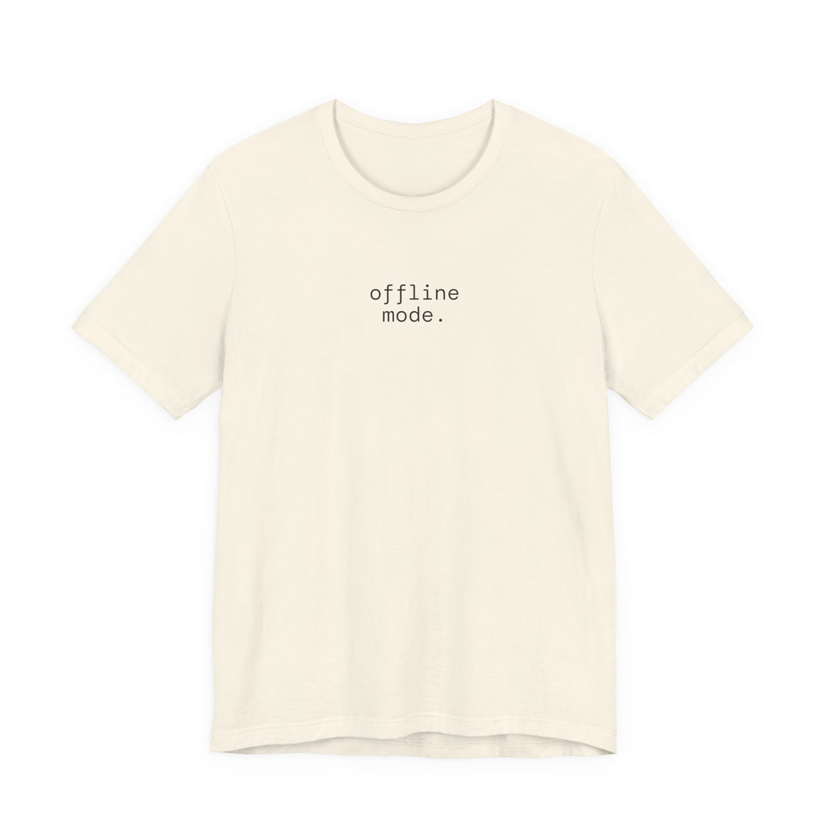 offline mode nature. t-shirt | back print | regular fit