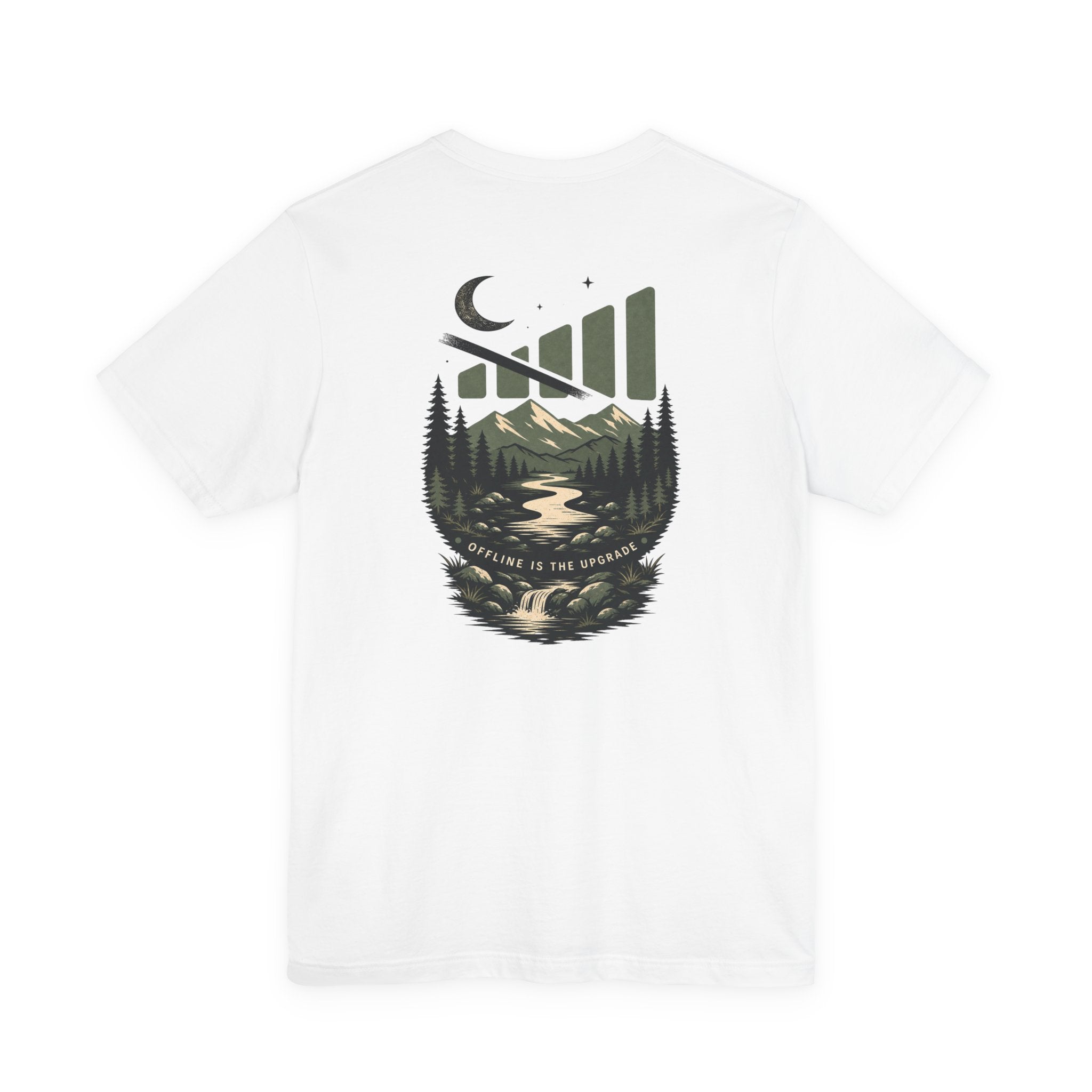 Offline Mode Nature T‑Shirt — Mountain & Forest Graphic Tee