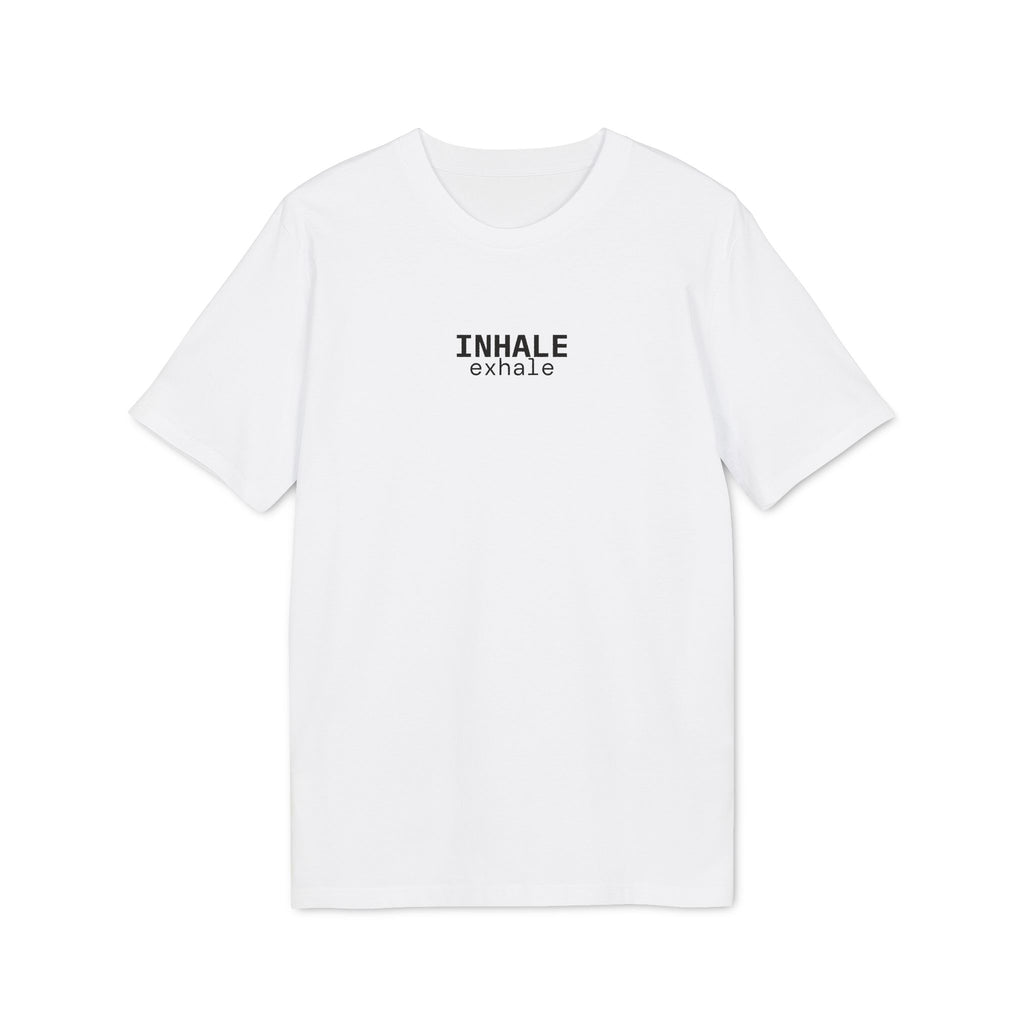 Inhale. Exhale. T-Shirt | Minimalist Text | Regular Fit