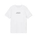 Mentally Present. T-Shirt | Minimalist Text | Regular Fit