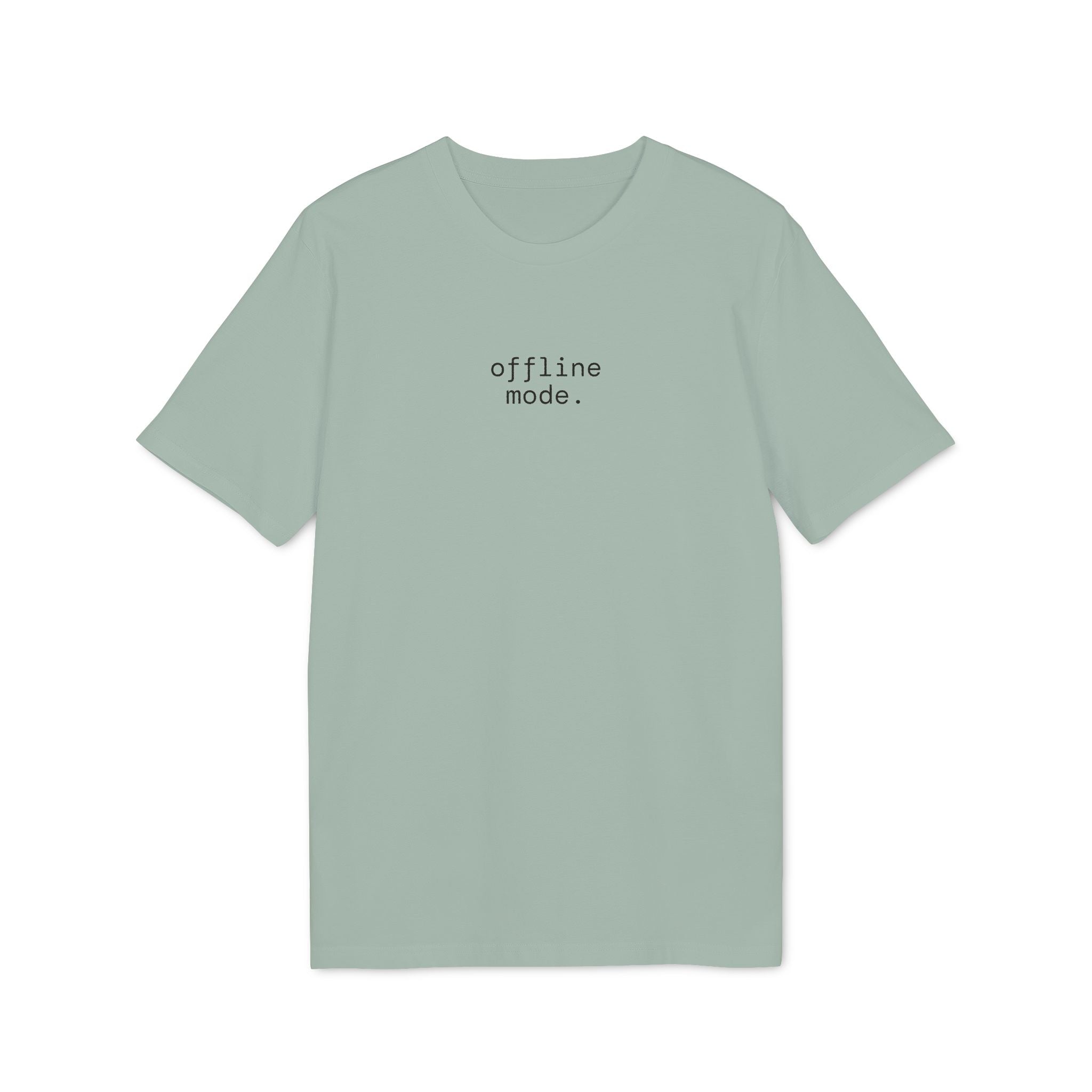 Offline Mode. T-Shirt | Minimalist Text | Regular Fit
