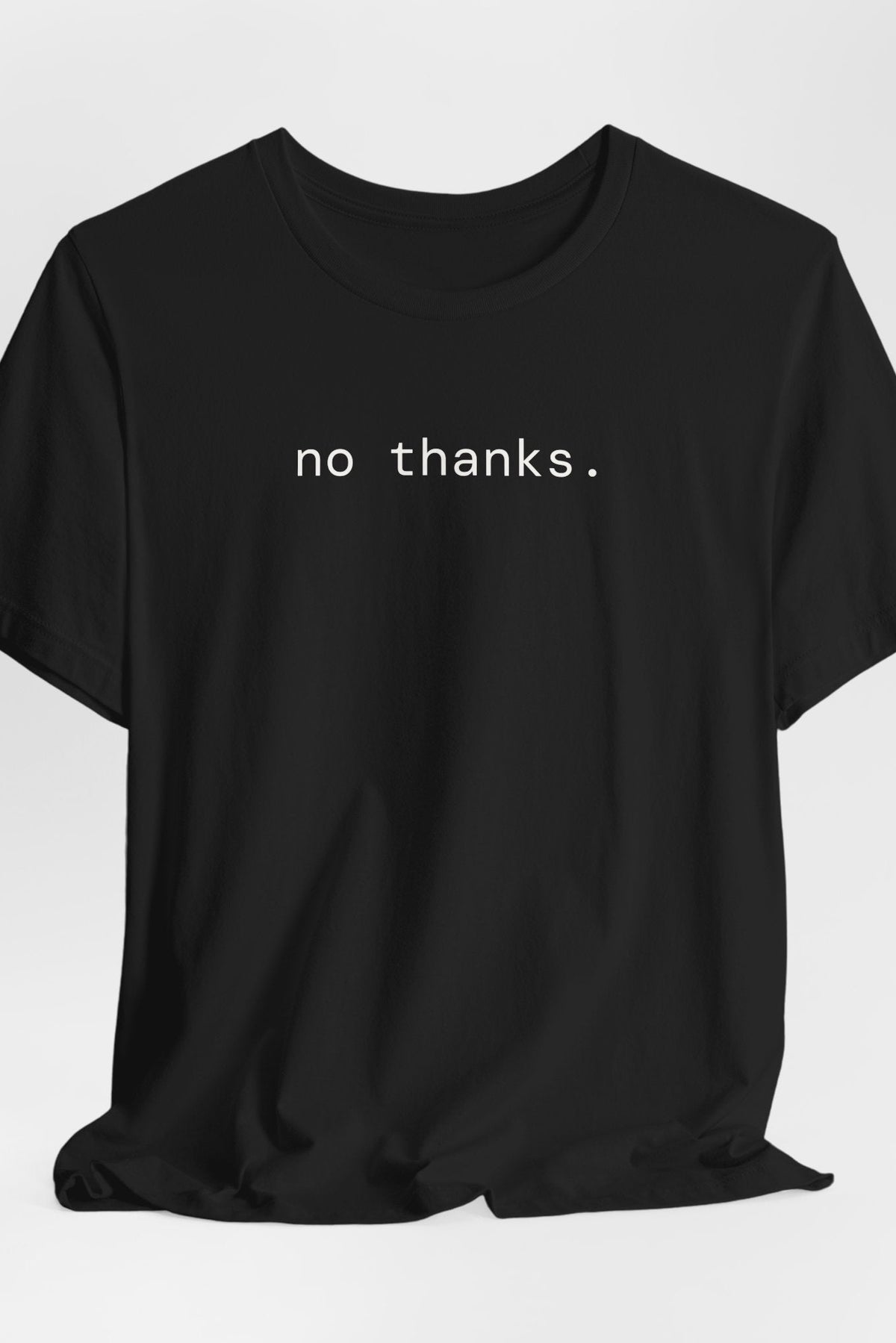 no thanks. ghost t-shirt | regular fit