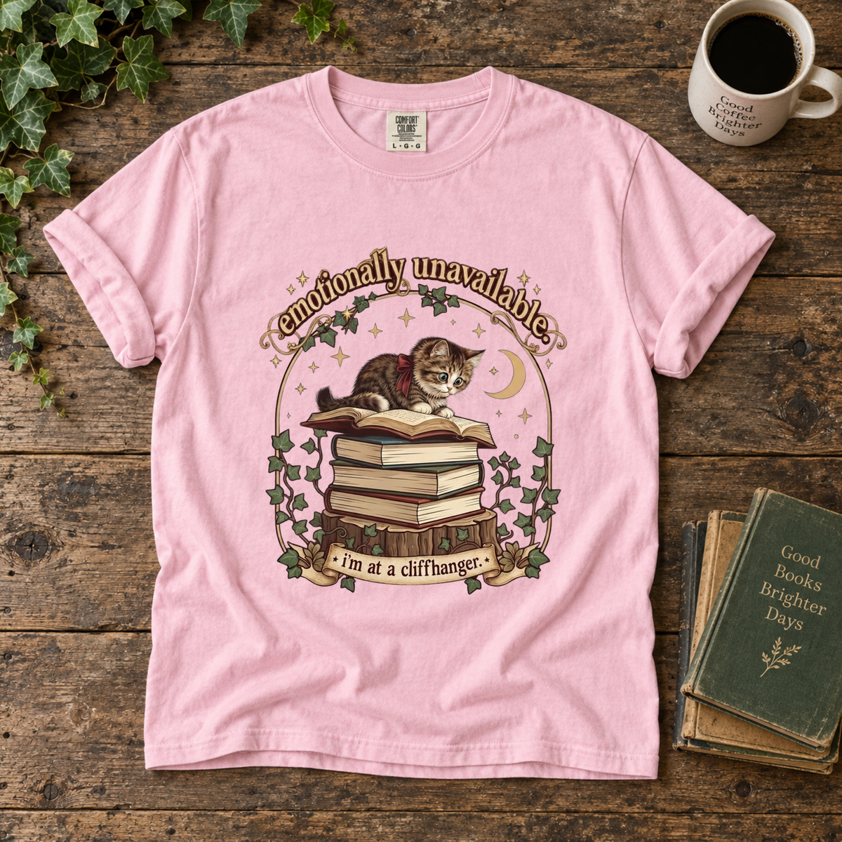 emotionally unavailable cat. t-shirt
