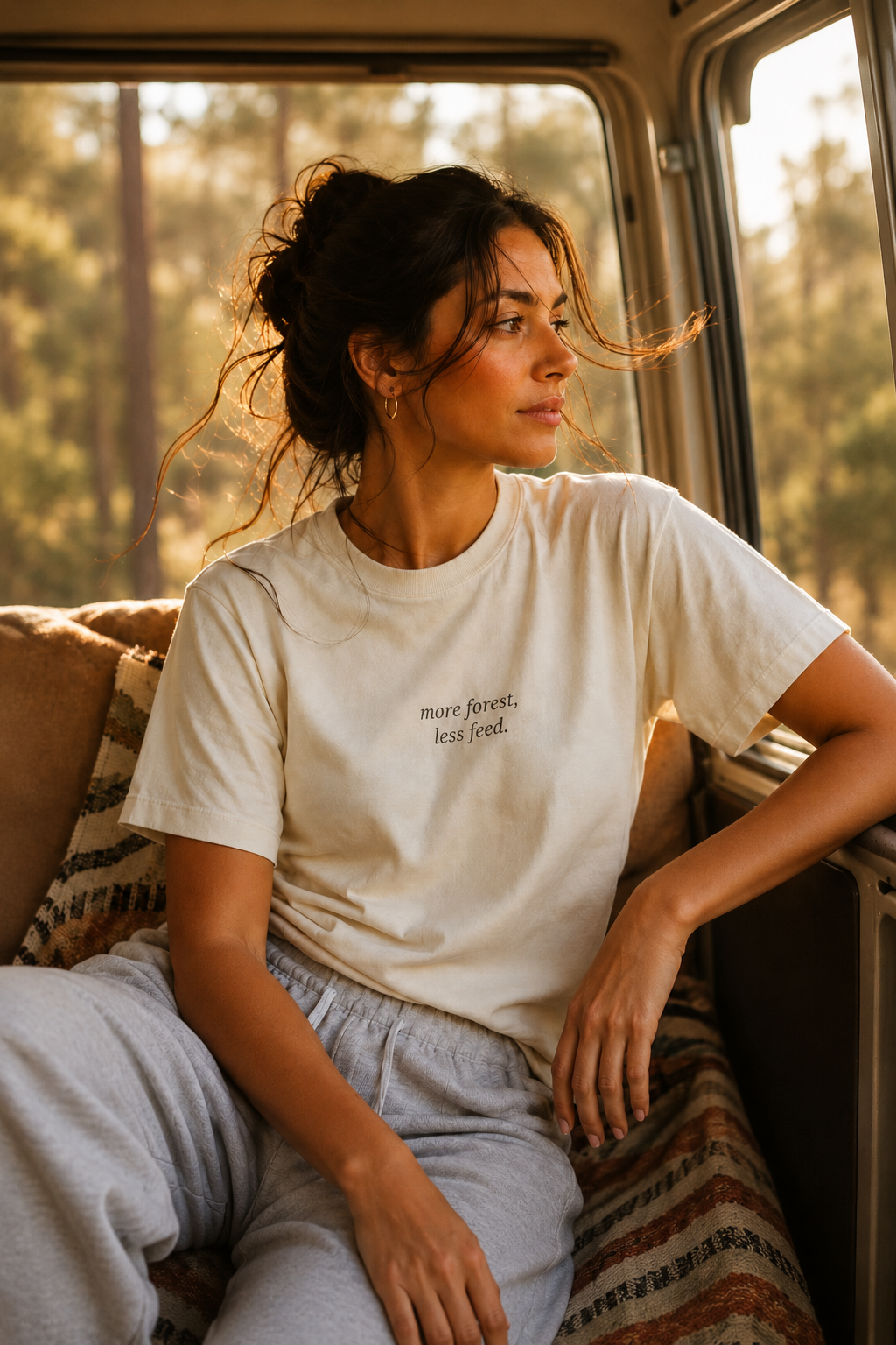 more forest less feed. t-shirt | relaxed fit