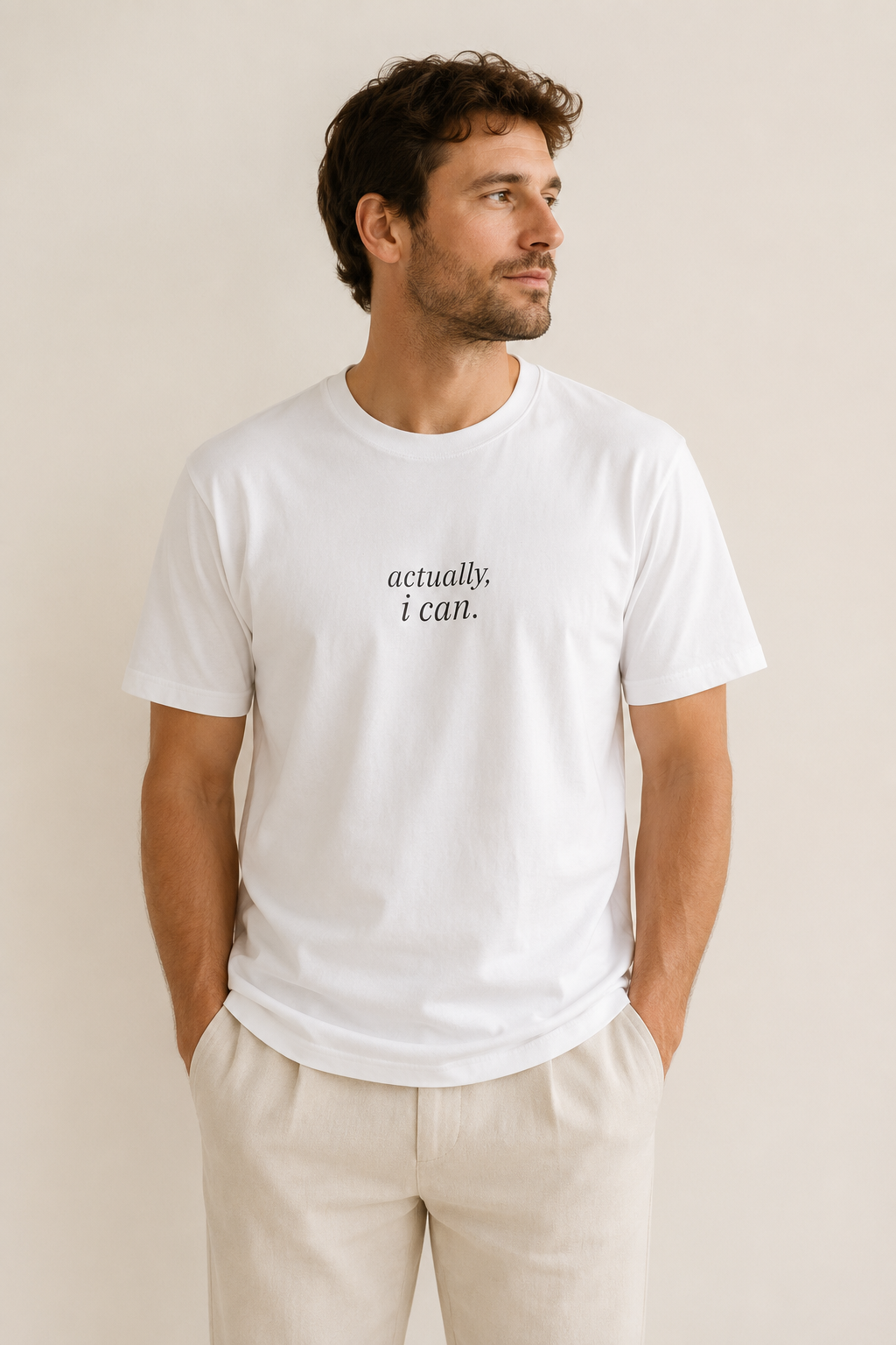 actually, i can. t-shirt | relaxed fit