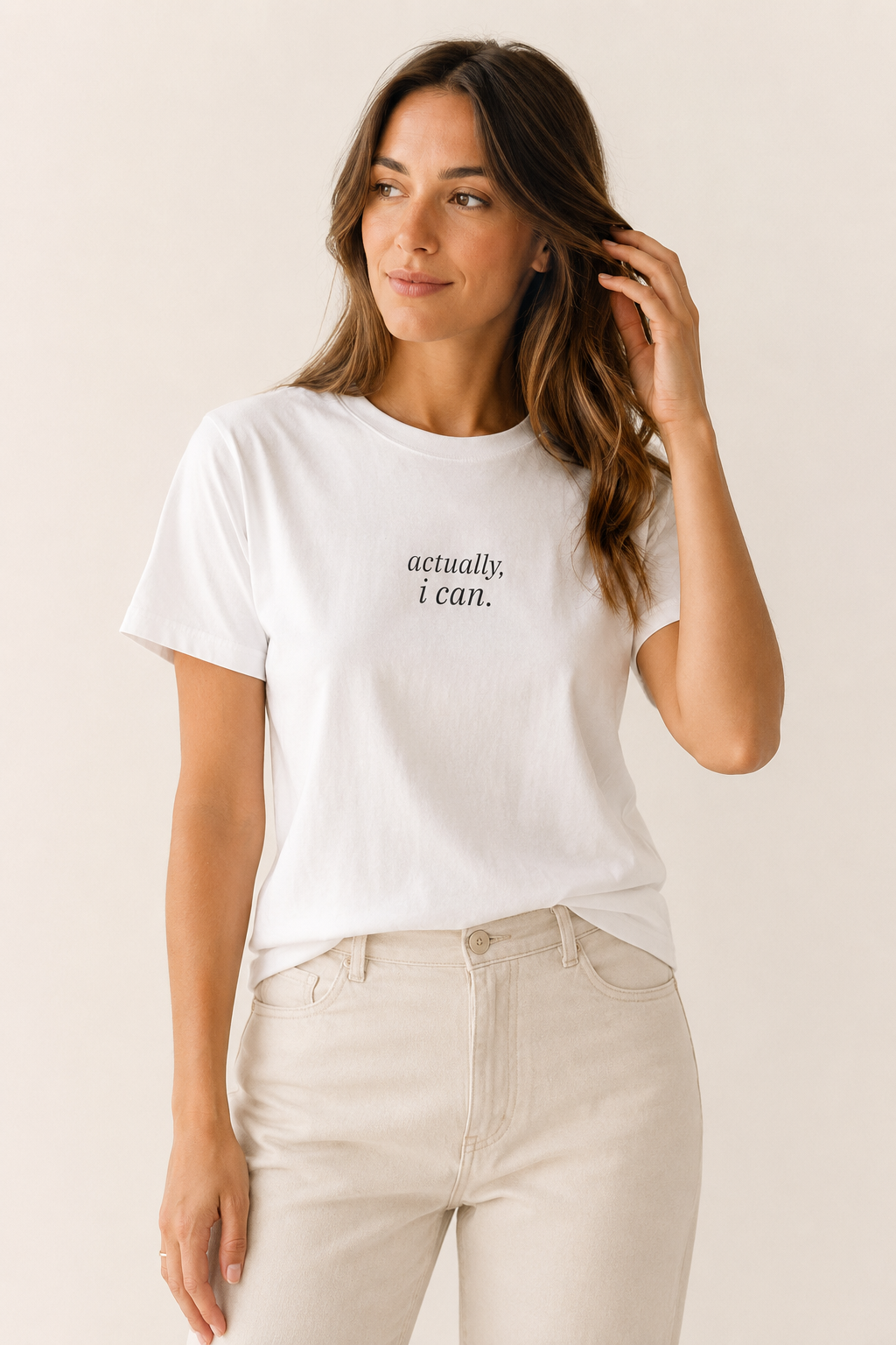 actually, i can. t-shirt | relaxed fit
