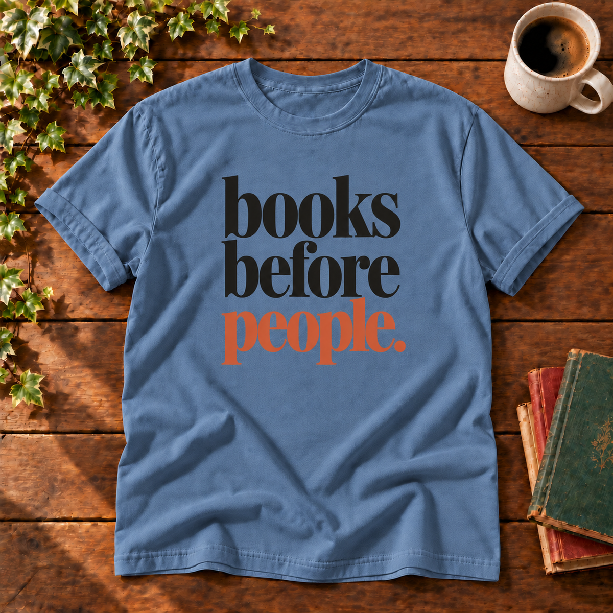 books before people. t-shirt