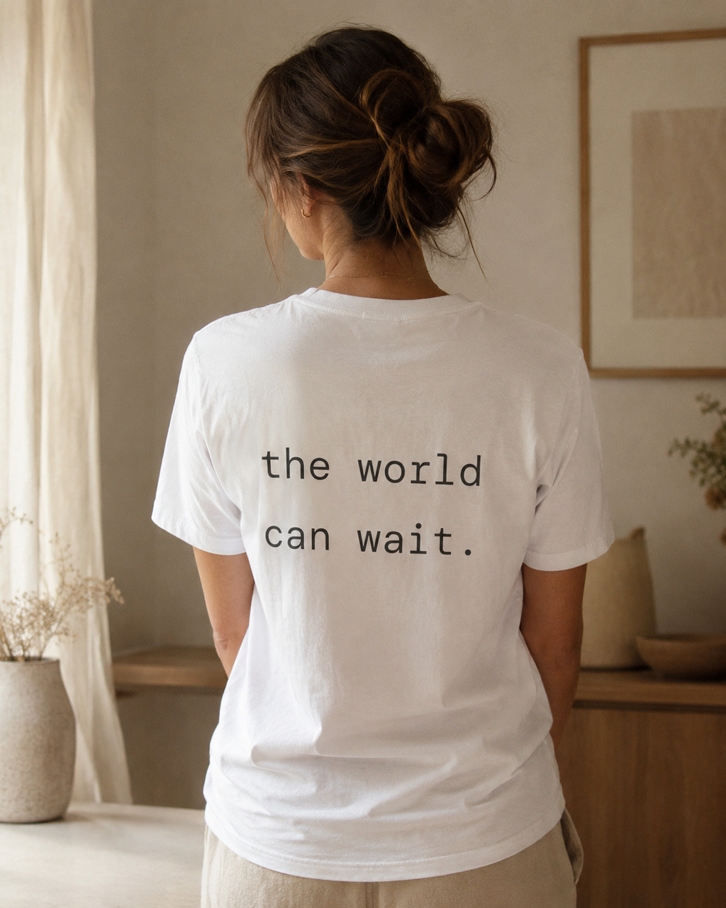 offline mode - the world can wait Tee — Minimal Graphic T-Shirt