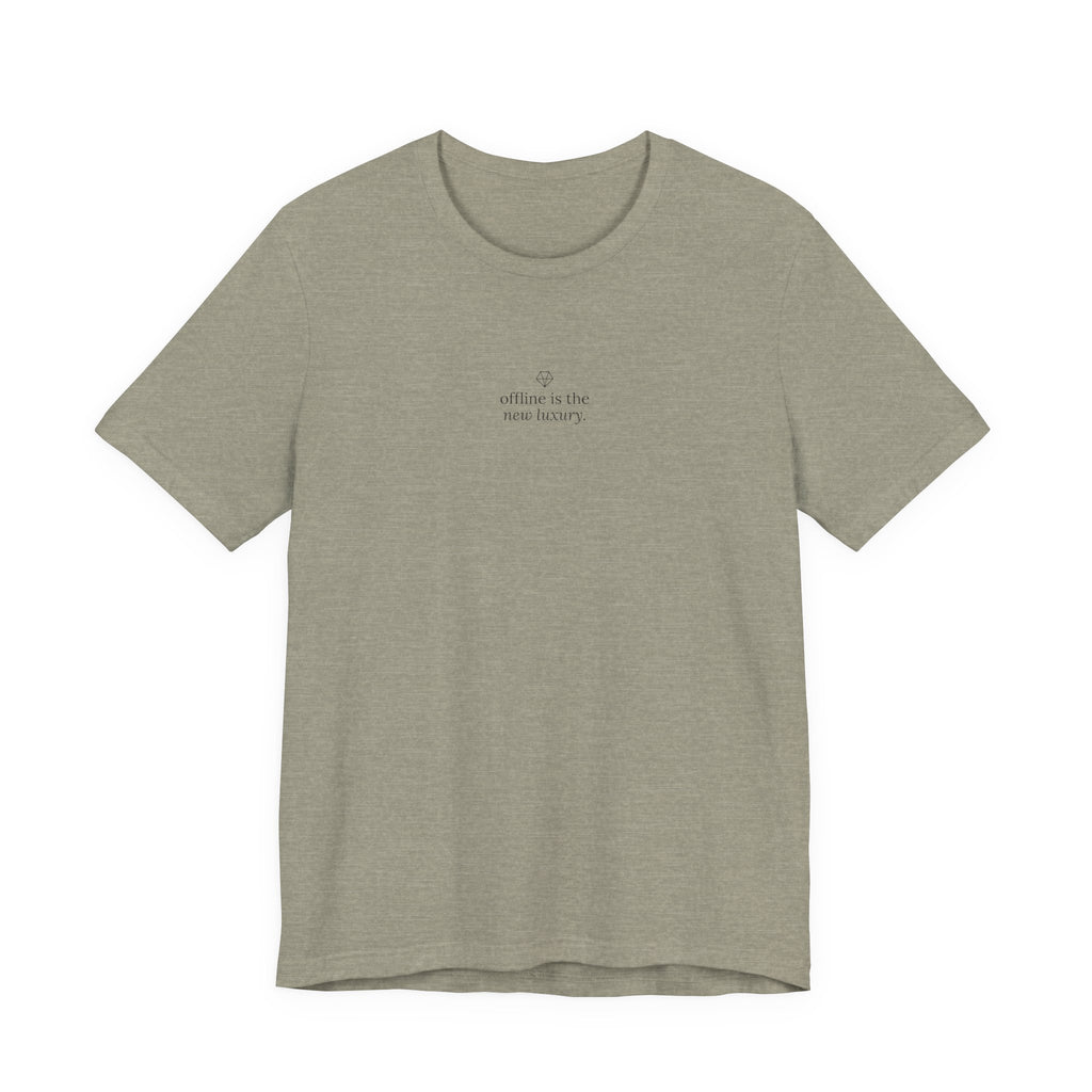 offline is the new luxury. t-shirt | regular fit