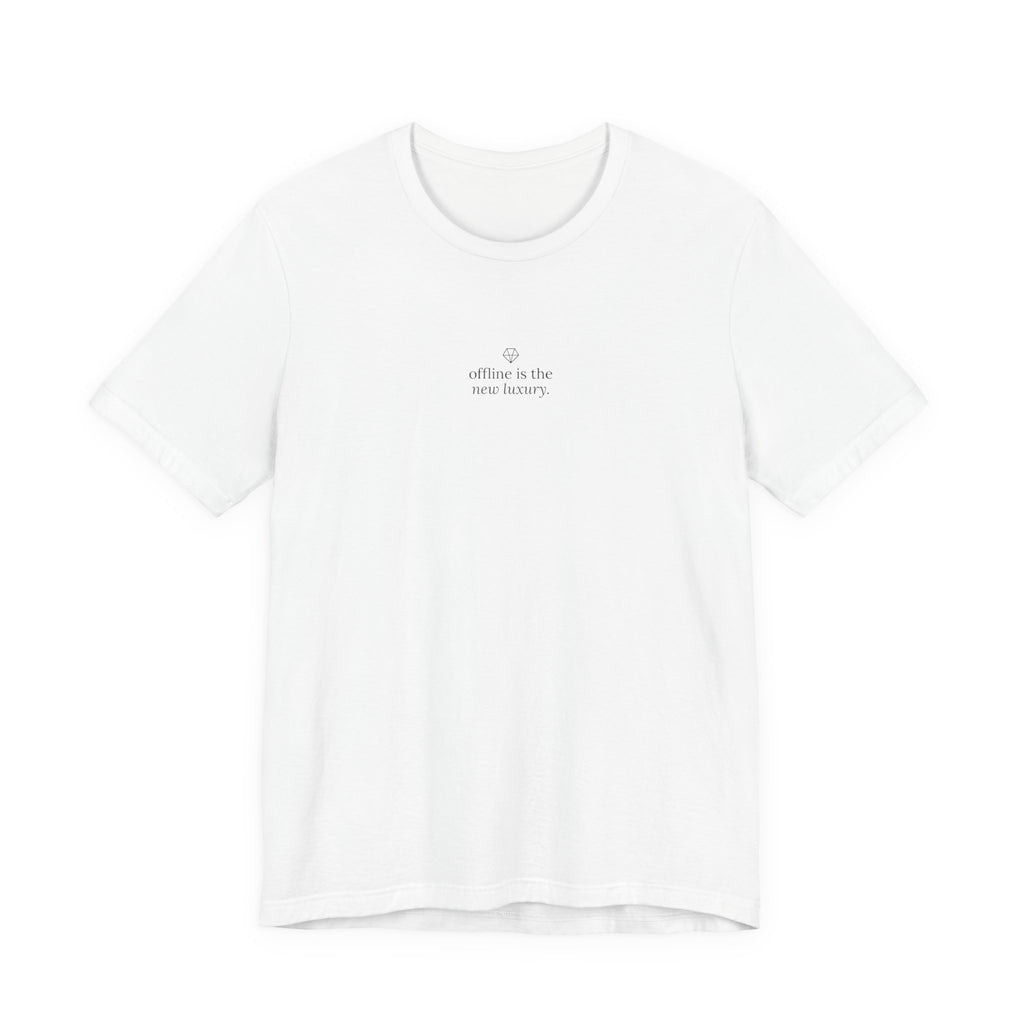 offline is the new luxury. t-shirt | regular fit