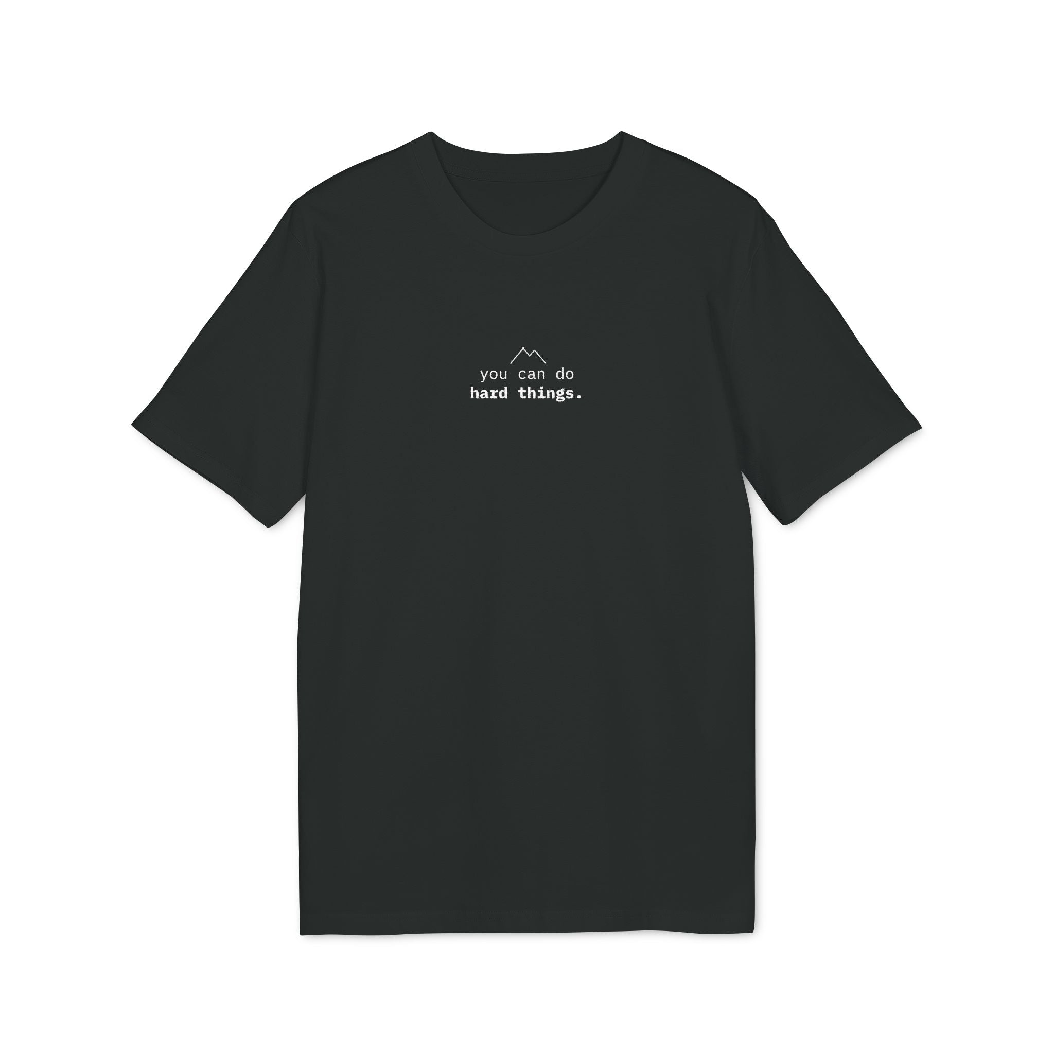 You Can Do Hard Things. T-Shirt | Minimalist Text | Regular Fit