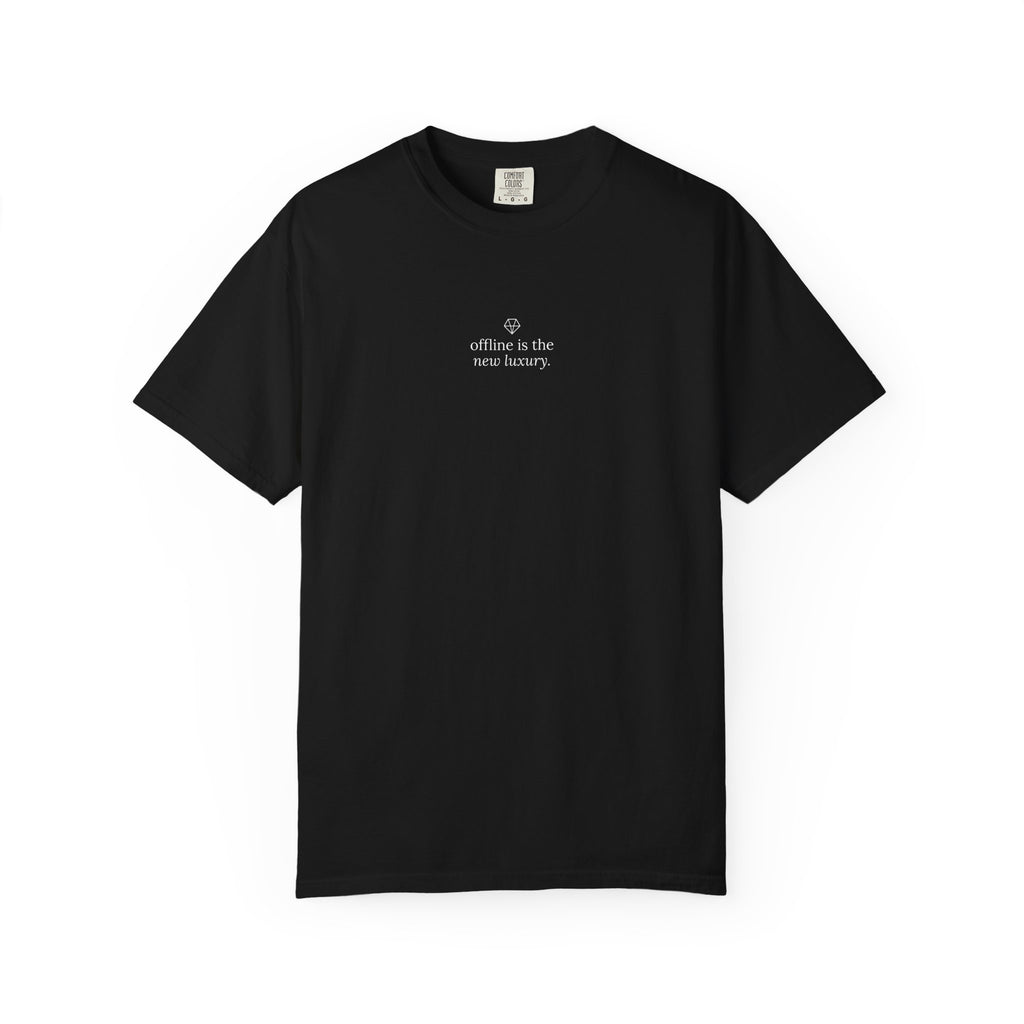 offline is the new luxury. t-shirt | relaxed fit