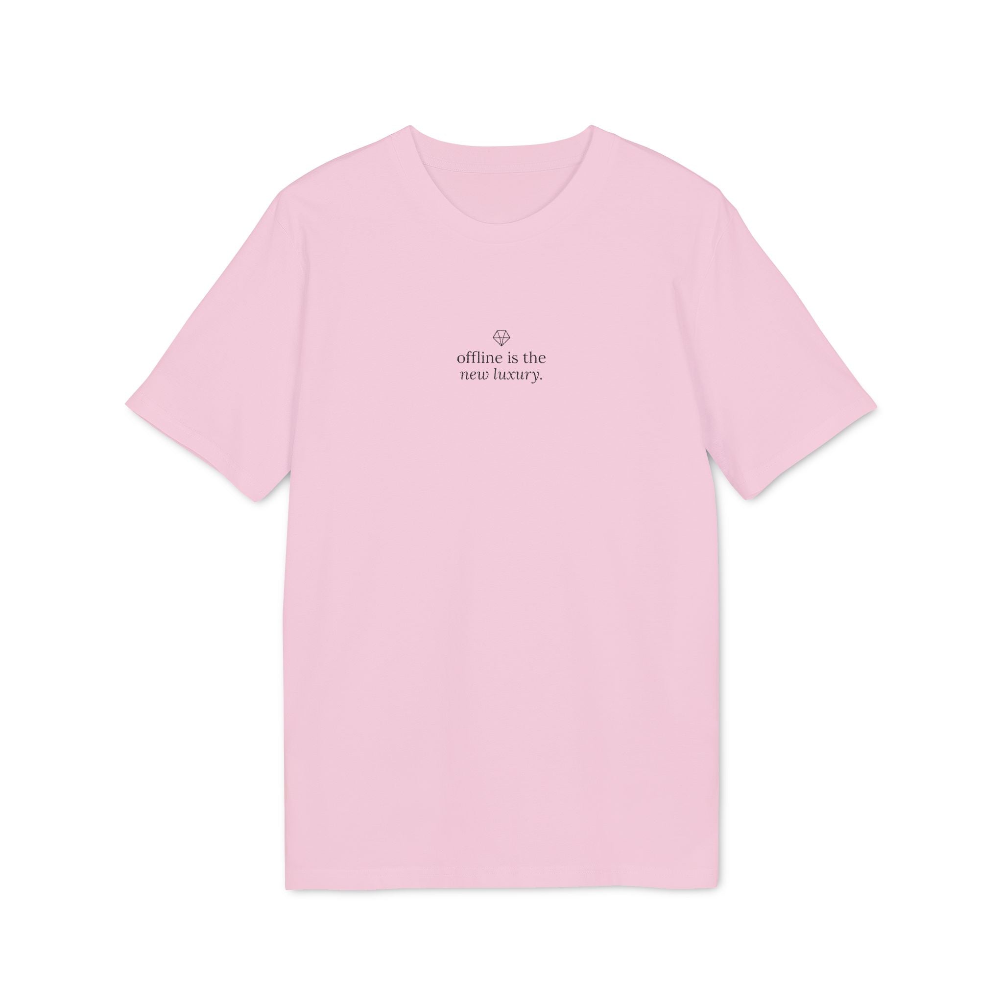 Offline is the New Luxury T-shirt | Minimalist Script Chest Design | Regular Fit