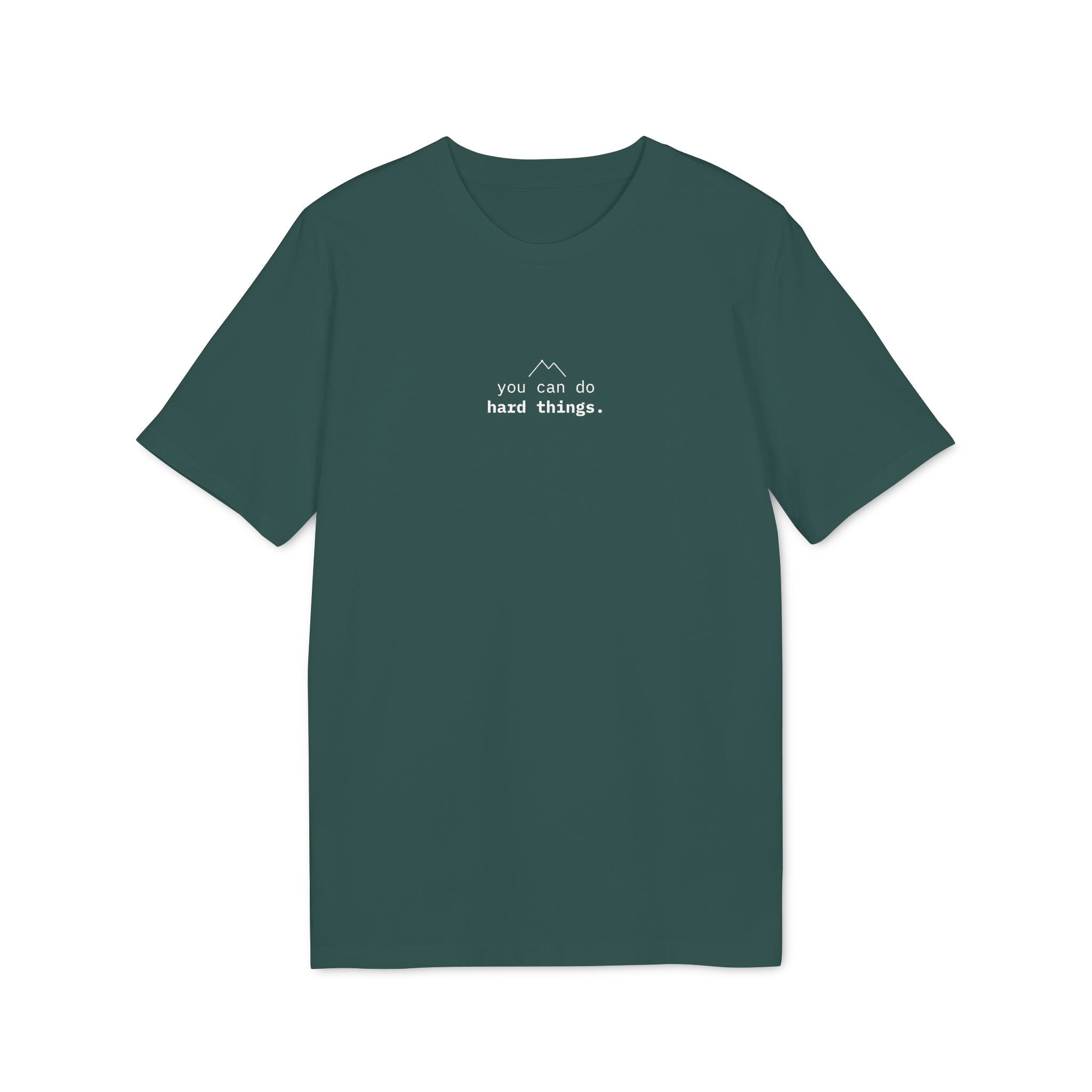 You Can Do Hard Things. T-Shirt | Minimalist Text | Regular Fit