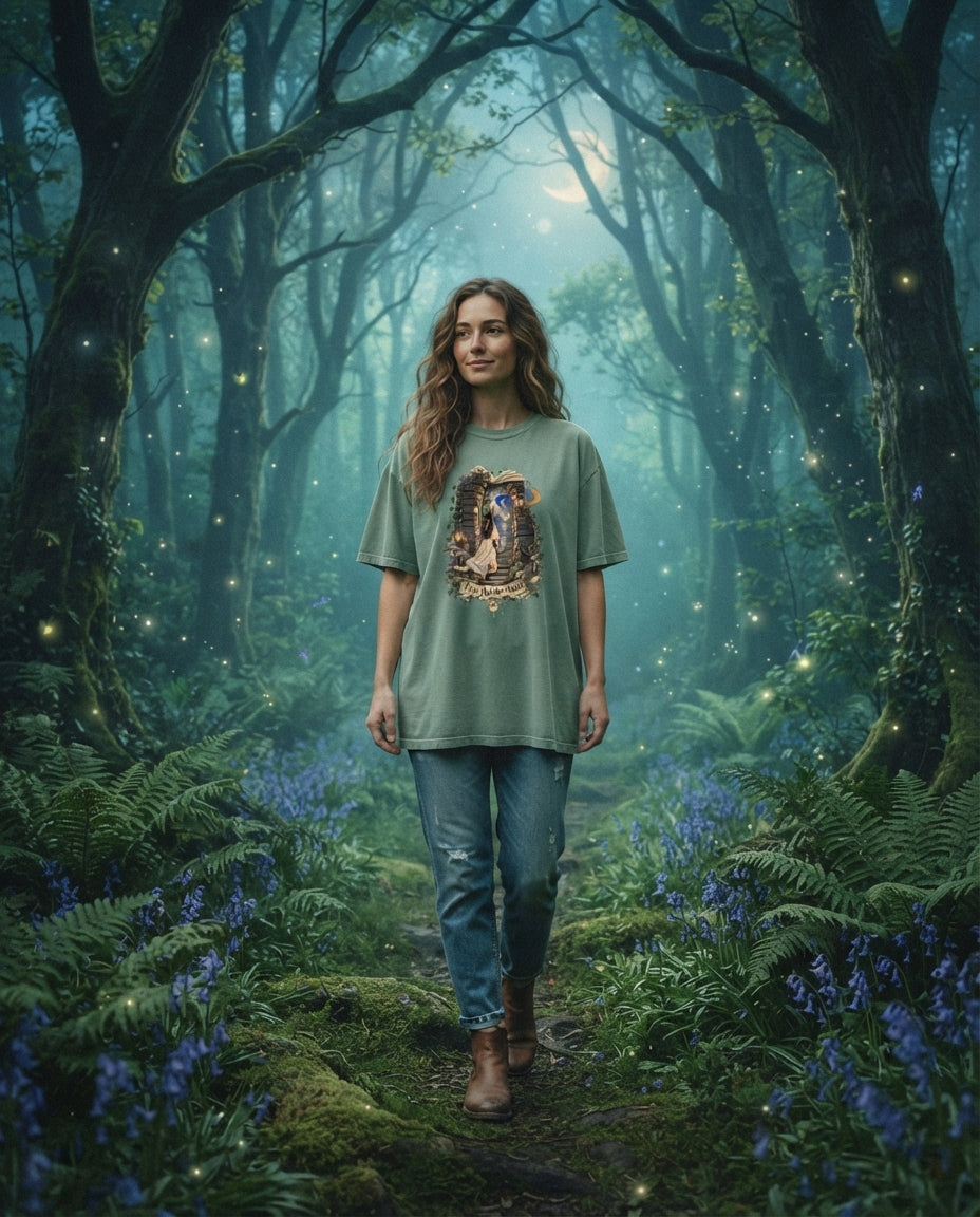 Moonlit Owl T-shirt | relaxed fit