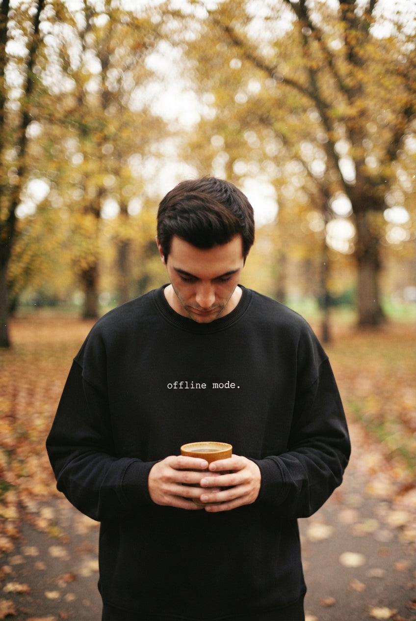 "Offline Mode." Sweatshirt | Cozy Crewneck