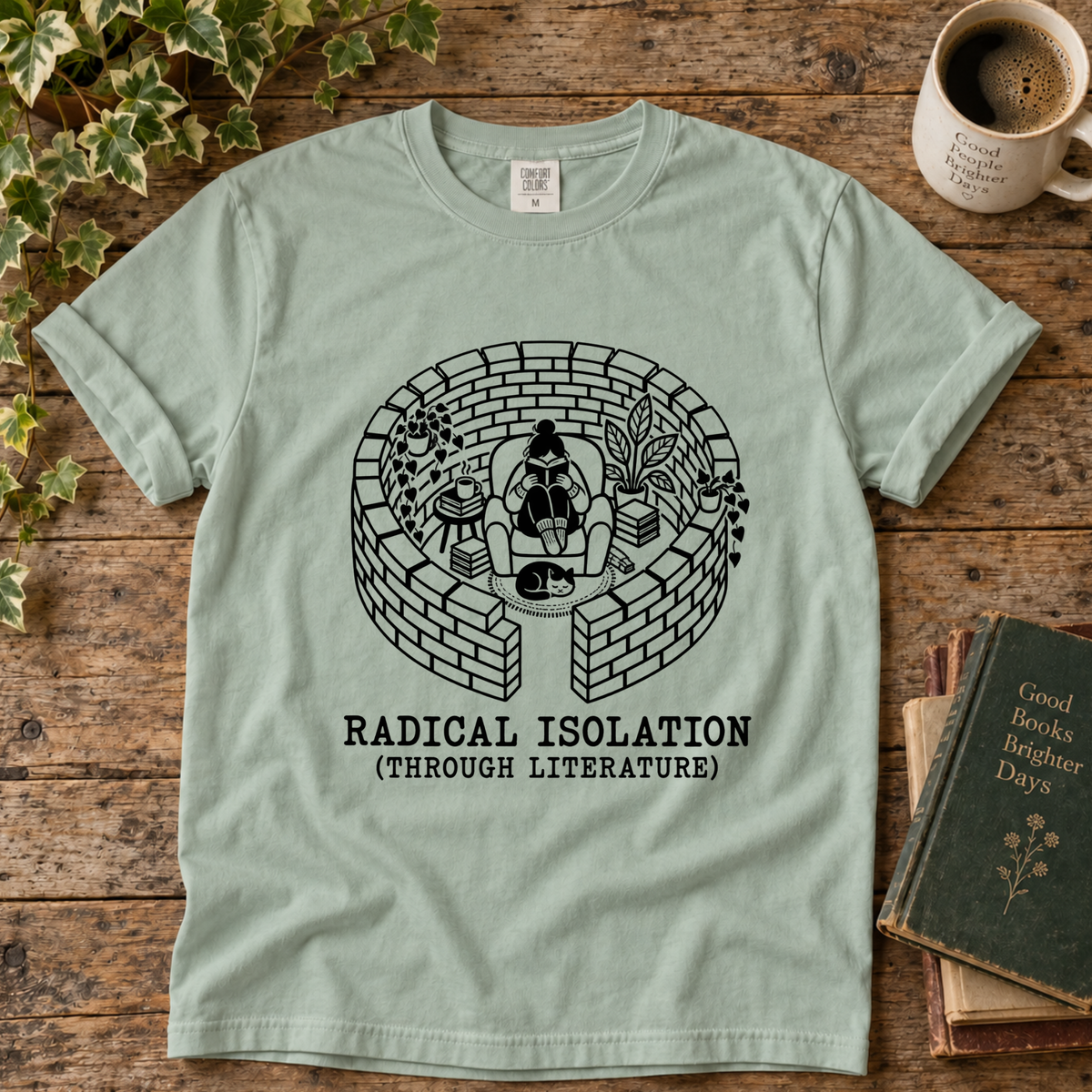 radical isolation. t-shirt