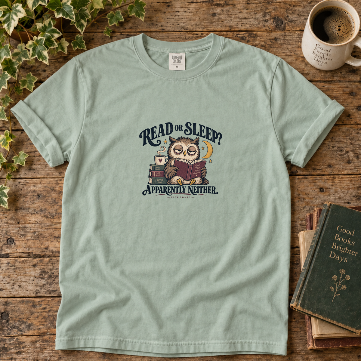read or sleep? t-shirt