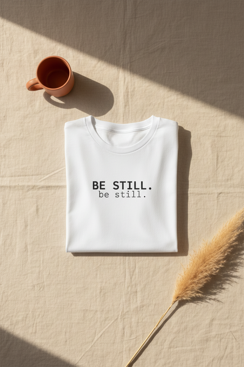 be still - flat lay option 1