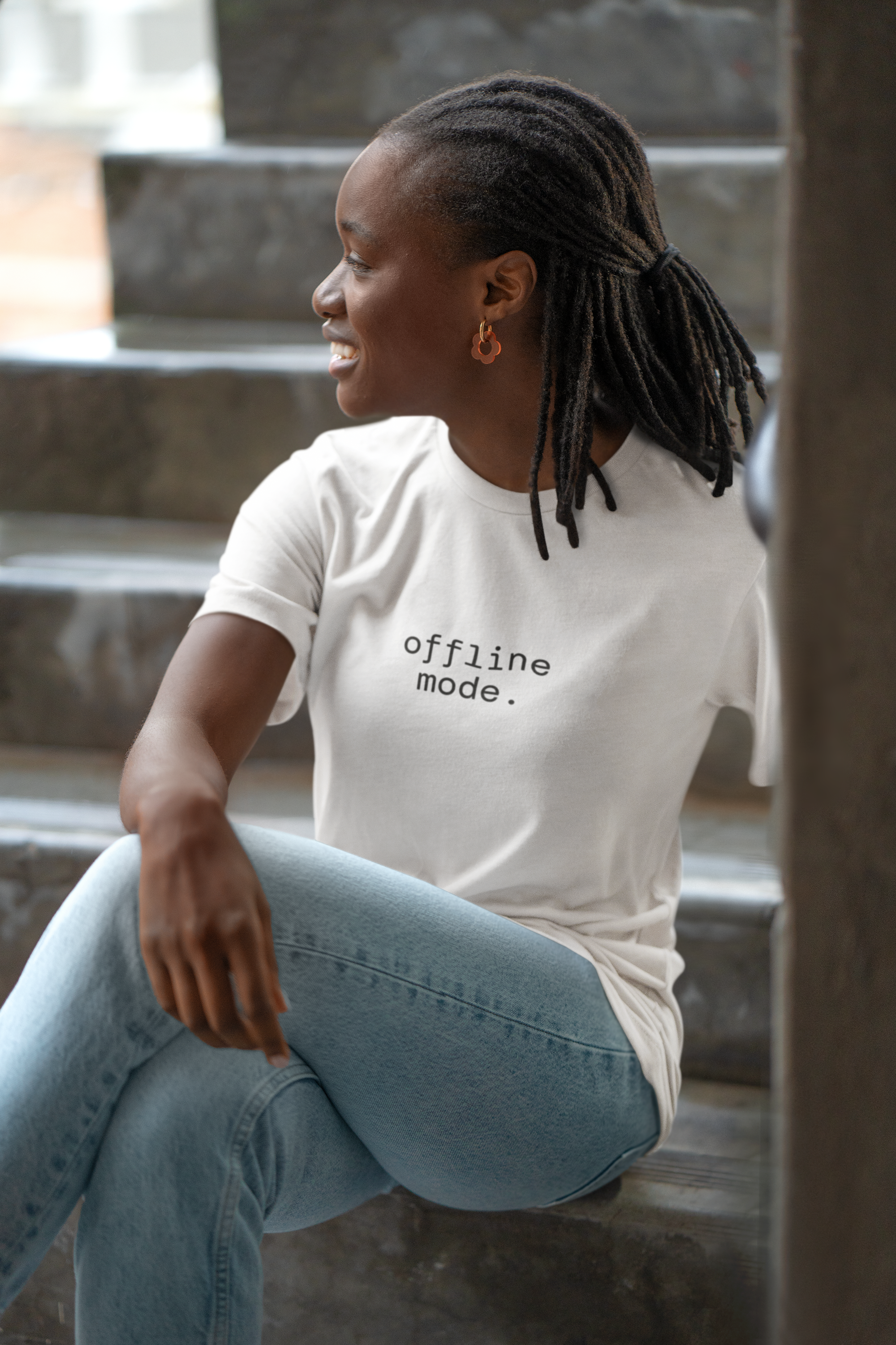 offline mode - the world can wait Tee — Minimal Graphic T-Shirt