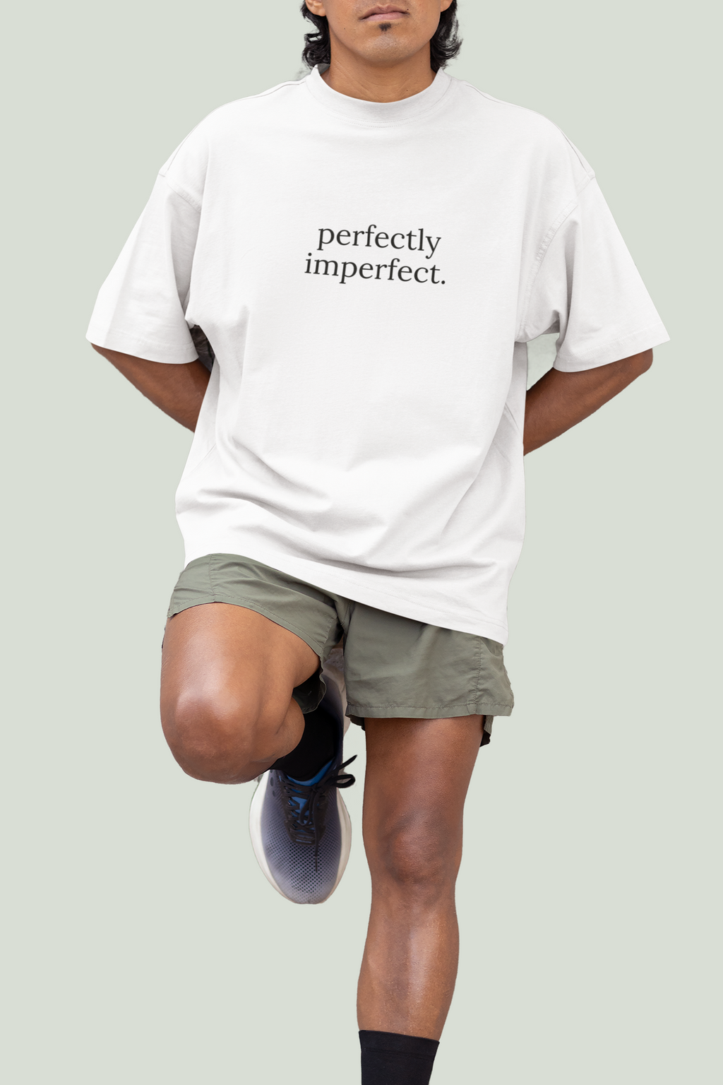 Perfectly Imperfect. T-Shirt | Minimalist Text | Regular Fit