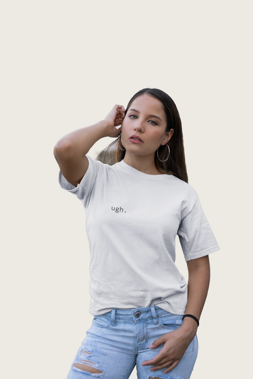 Ugh. T-Shirt | Minimalist Text | Regular Fit