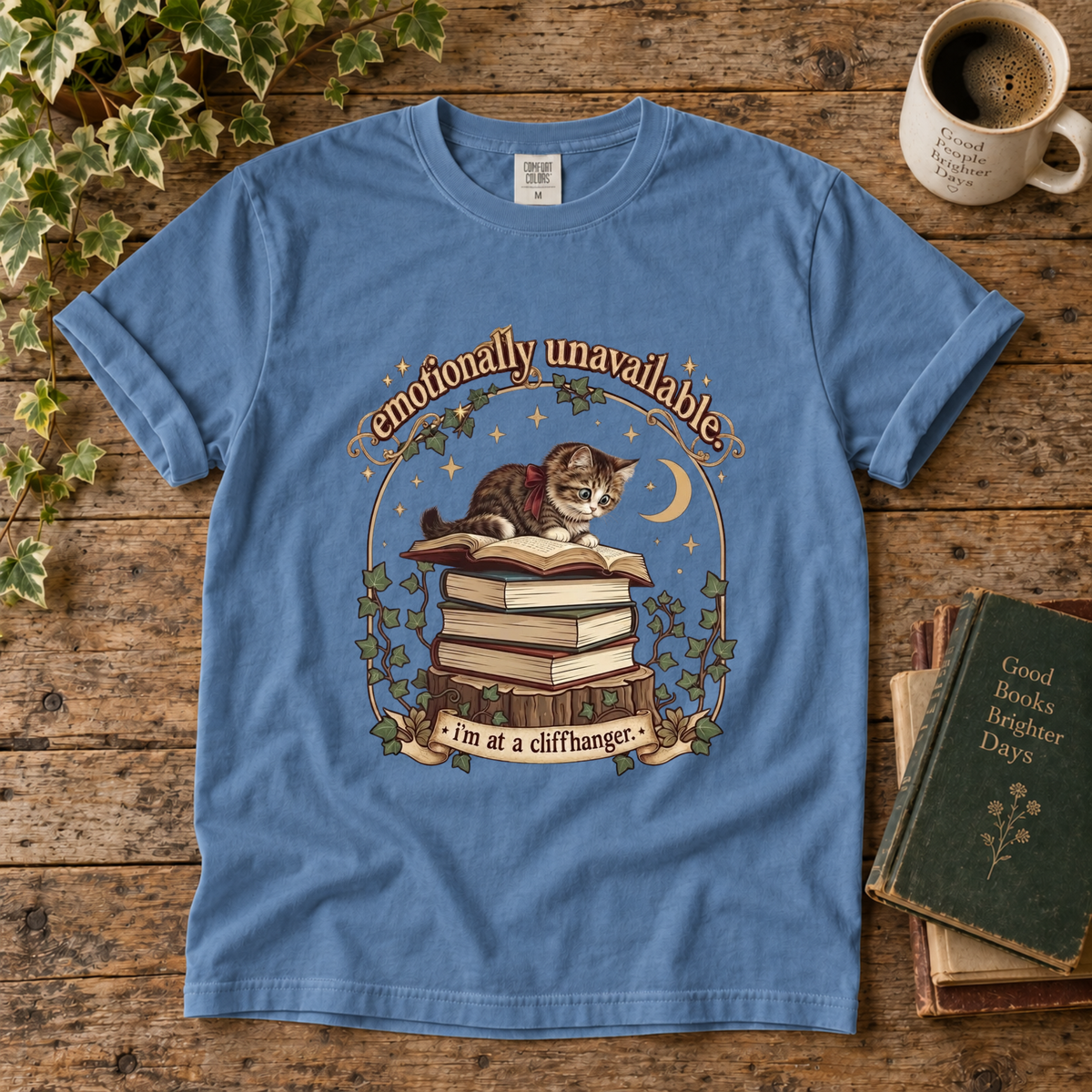 emotionally unavailable cat. t-shirt