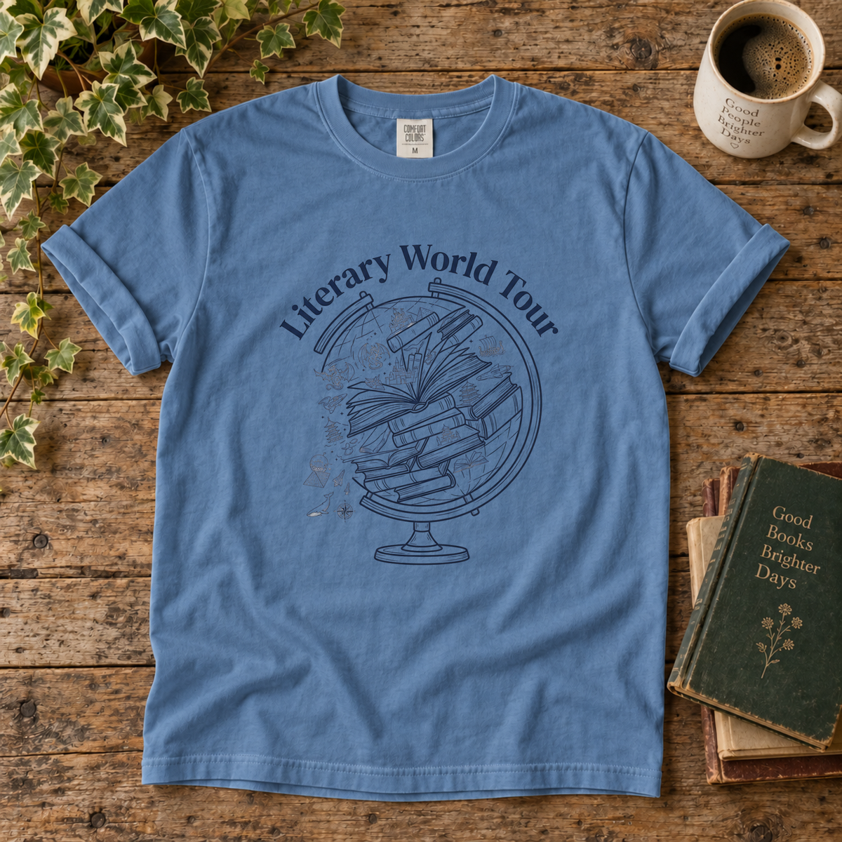 literary world tour. t-shirt