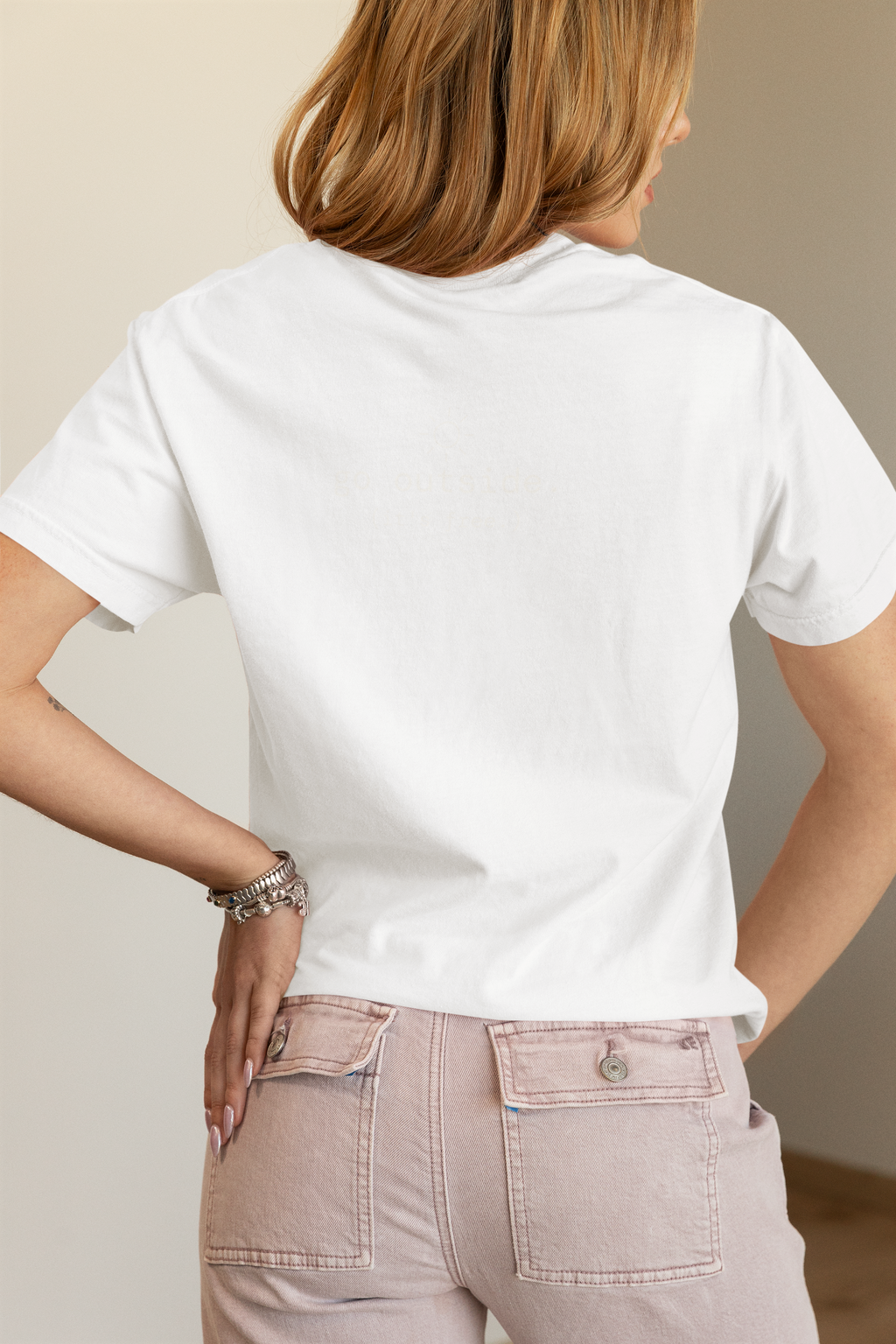 Touch Grass T-shirt | minimalist typewriter text | Regular Fit
