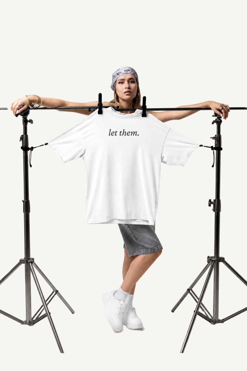 Let Them. T-Shirt | Minimalist Aesthetic | Regular Fit