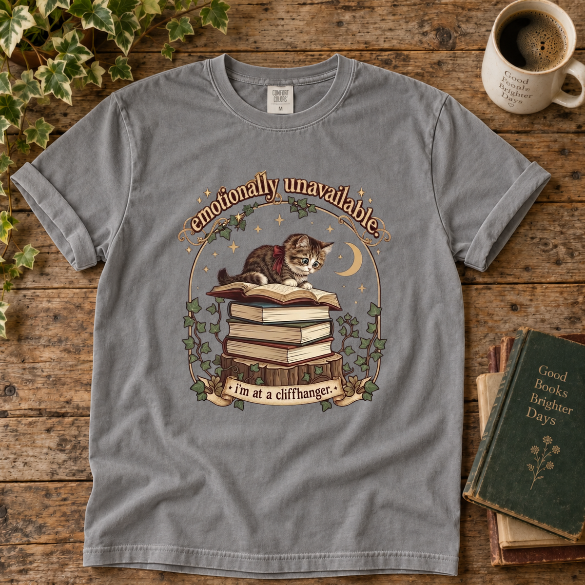 emotionally unavailable cat. t-shirt
