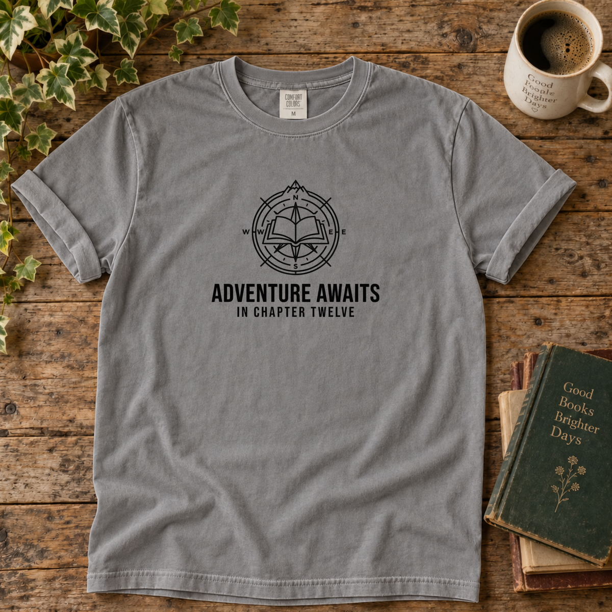 adventure awaits. t-shirt