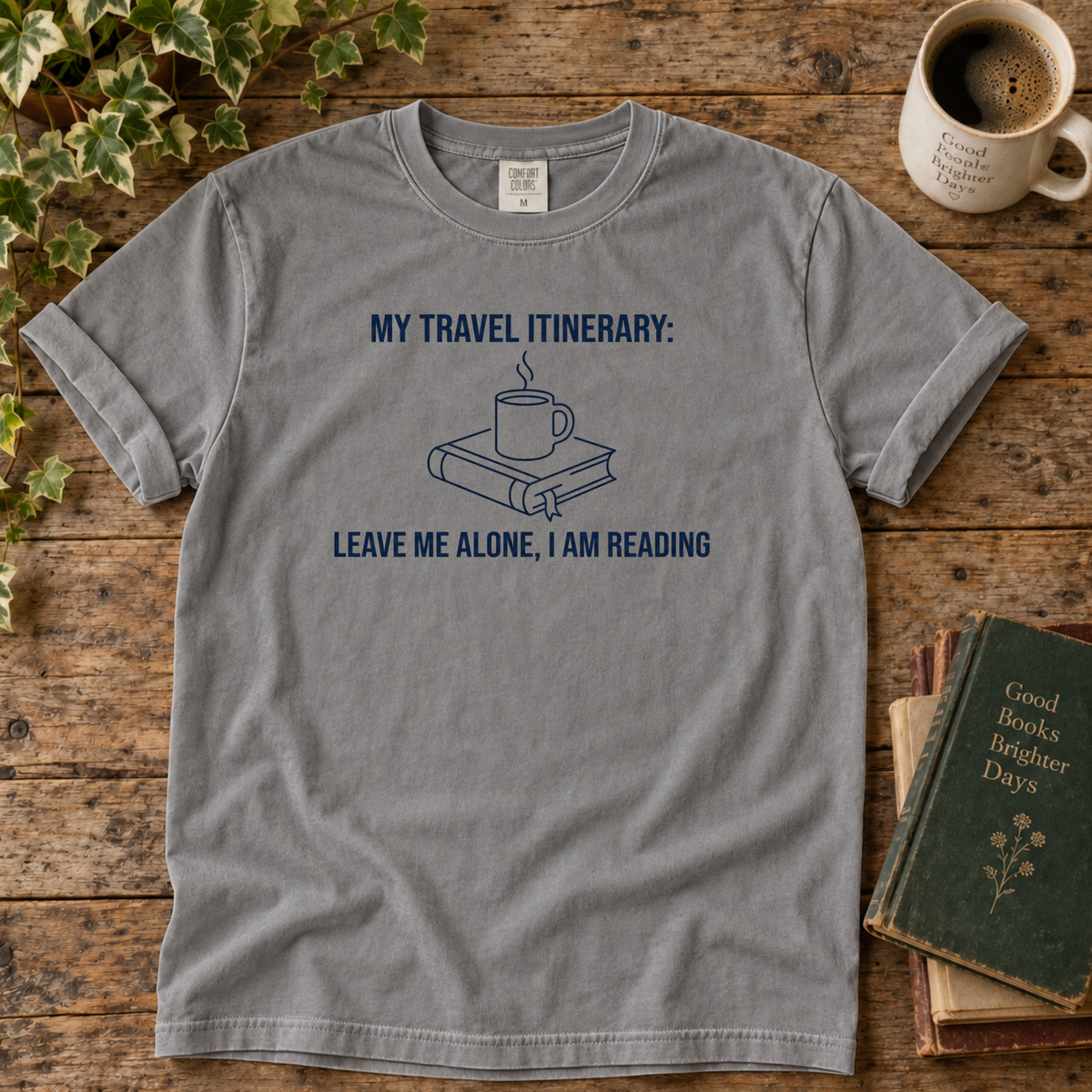 my travel itinerary. t-shirt