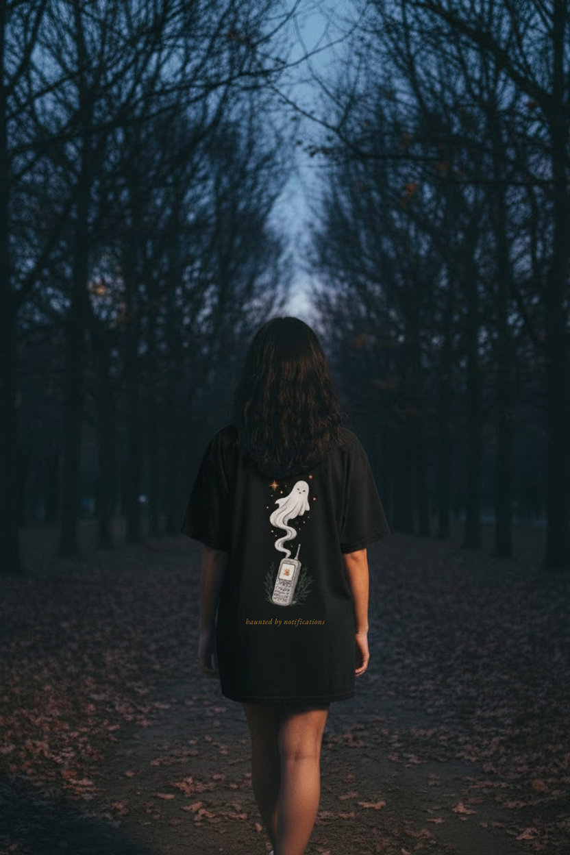 read at 11:47pm. ghost t-shirt | relaxed fit