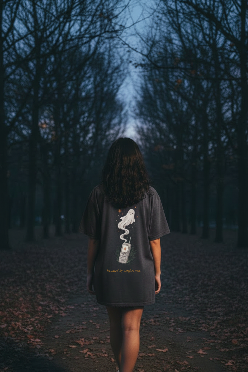 read at 11:47pm. ghost t-shirt | relaxed fit